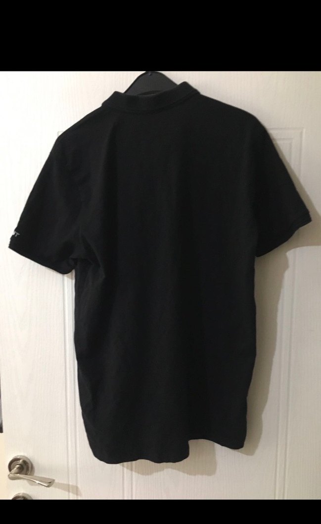 Siyah Erkek Polo yaka Tişört - Görsel 2