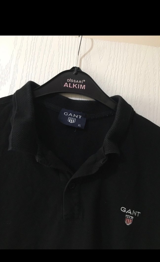 Siyah Erkek Polo yaka Tişört - Görsel 3