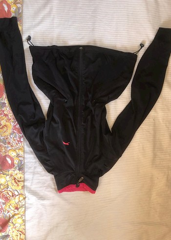 Slazenger Fermuarlı Pembe Siyah Kadın Spor Ceket