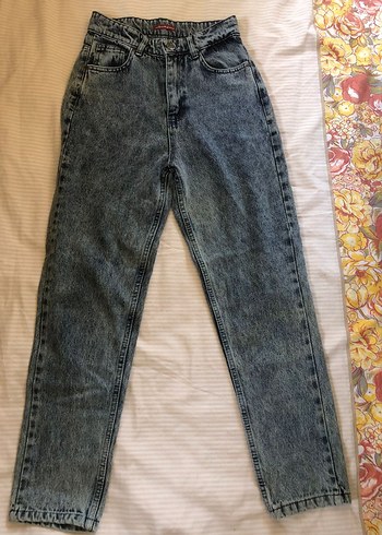 Mavi Midi Denim Kadın Pantolon