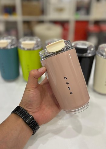 Renkli Çift Katmanlı Termos Bardaklar - Görsel 5