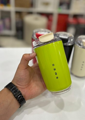 Renkli Çift Katmanlı Termos Bardaklar - Görsel 6