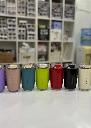 Renkli Çift Katmanlı Termos Bardaklar - Görsel 10