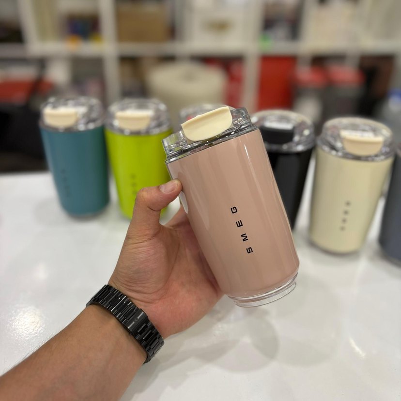 Renkli Çift Katmanlı Termos Bardaklar - Görsel 5