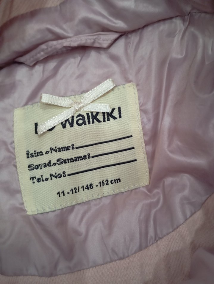 Kız Çocuk Pembe Kapüşonlu Fermuarlı Yelek - Görsel 2