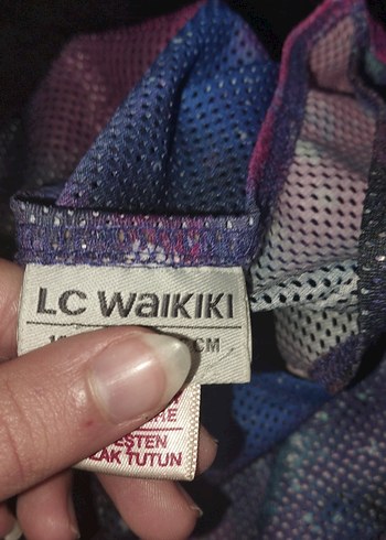 Kız Çocuk Mor Baskılı Kısa Kollu Tişört - Görsel 5