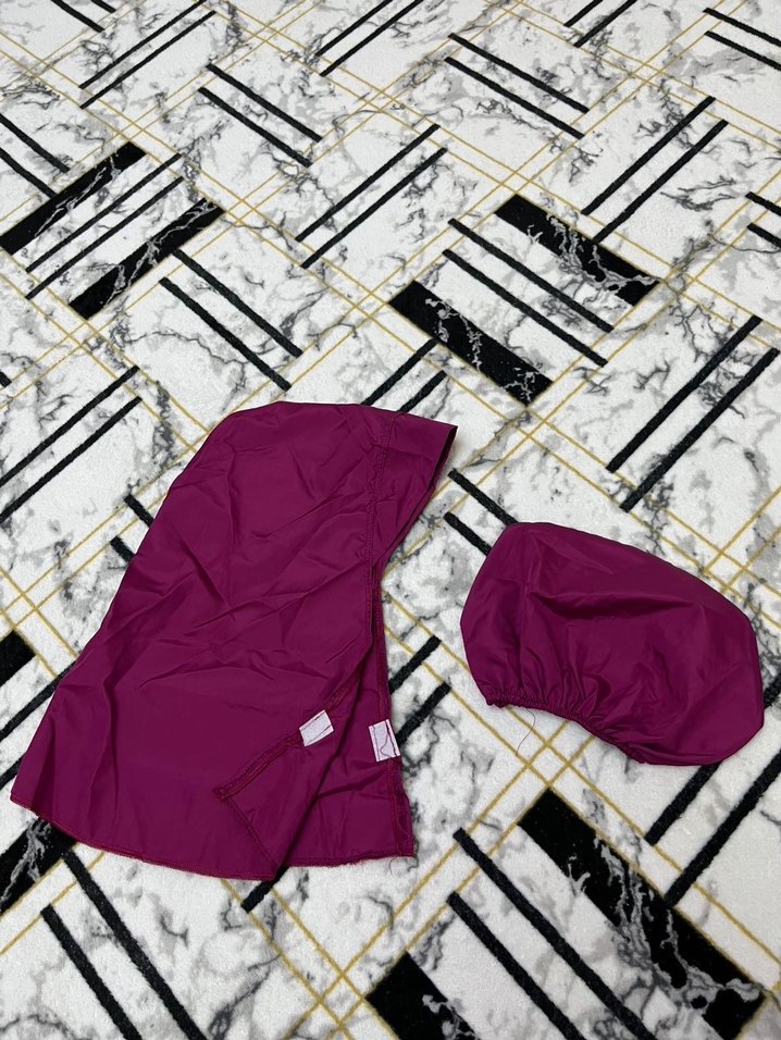 Parlak Mor Kadın Uzun Kollu Yağmurluk - Görsel 4