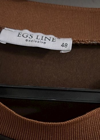 Bohem Tarz Uzun Kahverengi Desenli Elbise - Görsel 4