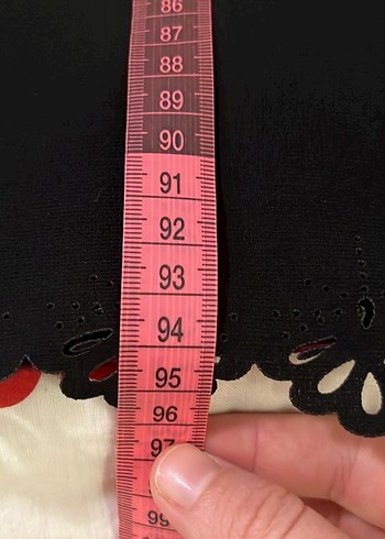 Bordo Siyah Uzun Drapeli Kadın Etek - Görsel 5