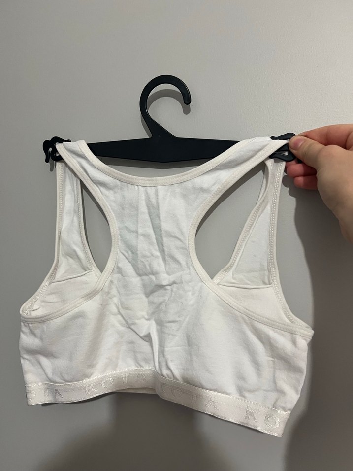 Beyaz Spor Sütyeni - Görsel 2