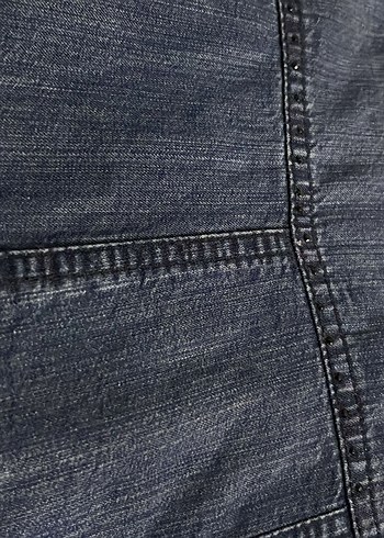 Kadın Lacivert Uzun Denim Etek - Görsel 3