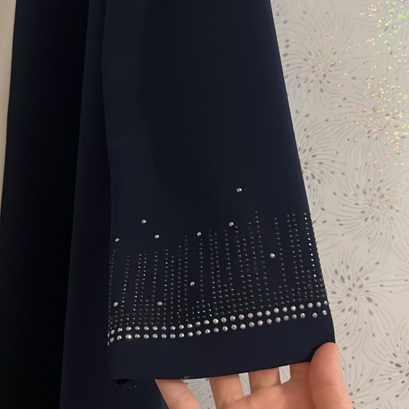 Boncuk İşlemeli Lacivert Tunik - Görsel 4