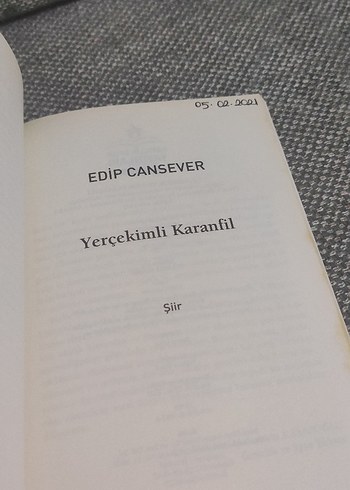 Yerçekimli Karanfil - Edip Cansever - Görsel 3
