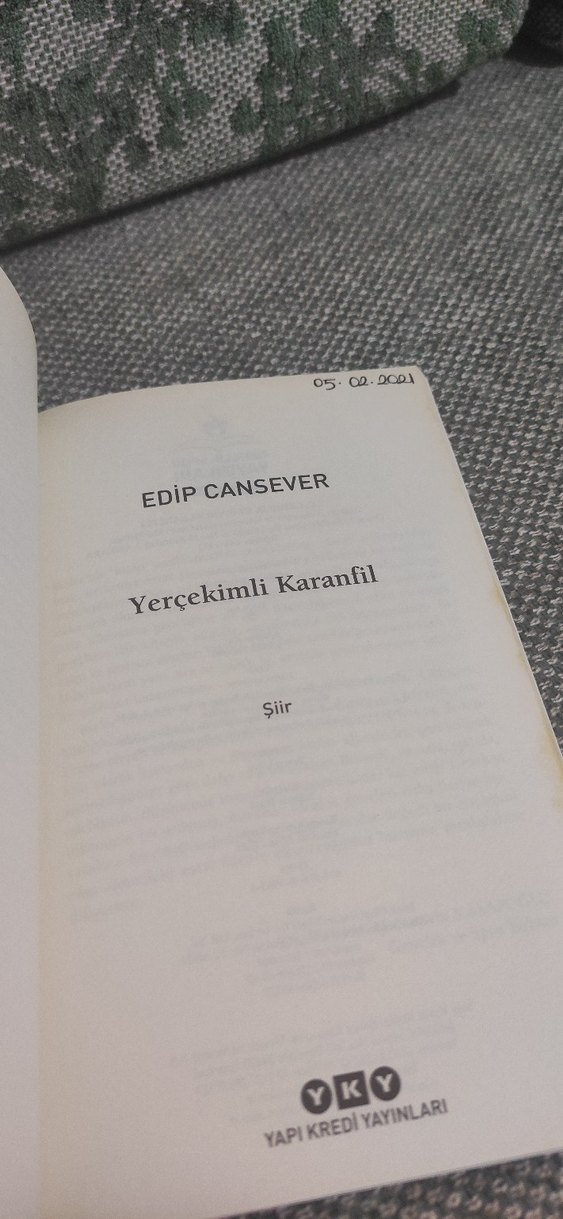 Yerçekimli Karanfil - Edip Cansever - Görsel 3