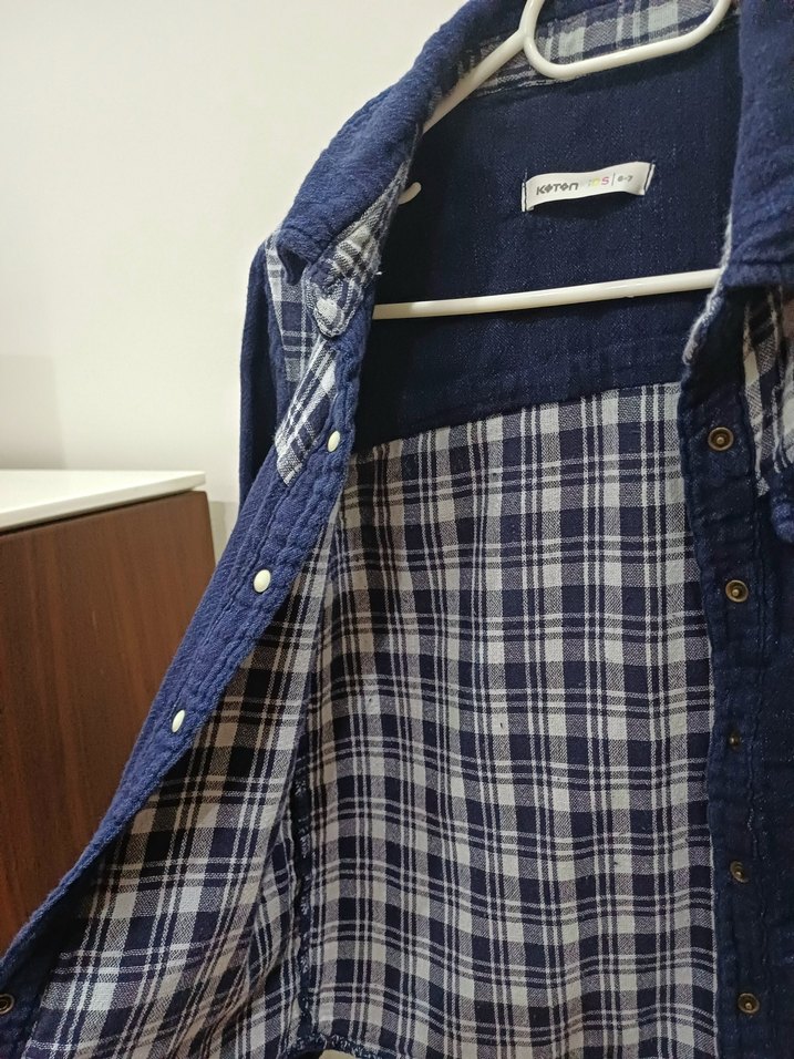 Koton Erkek çocuk ekoseli gömlek - Görsel 4