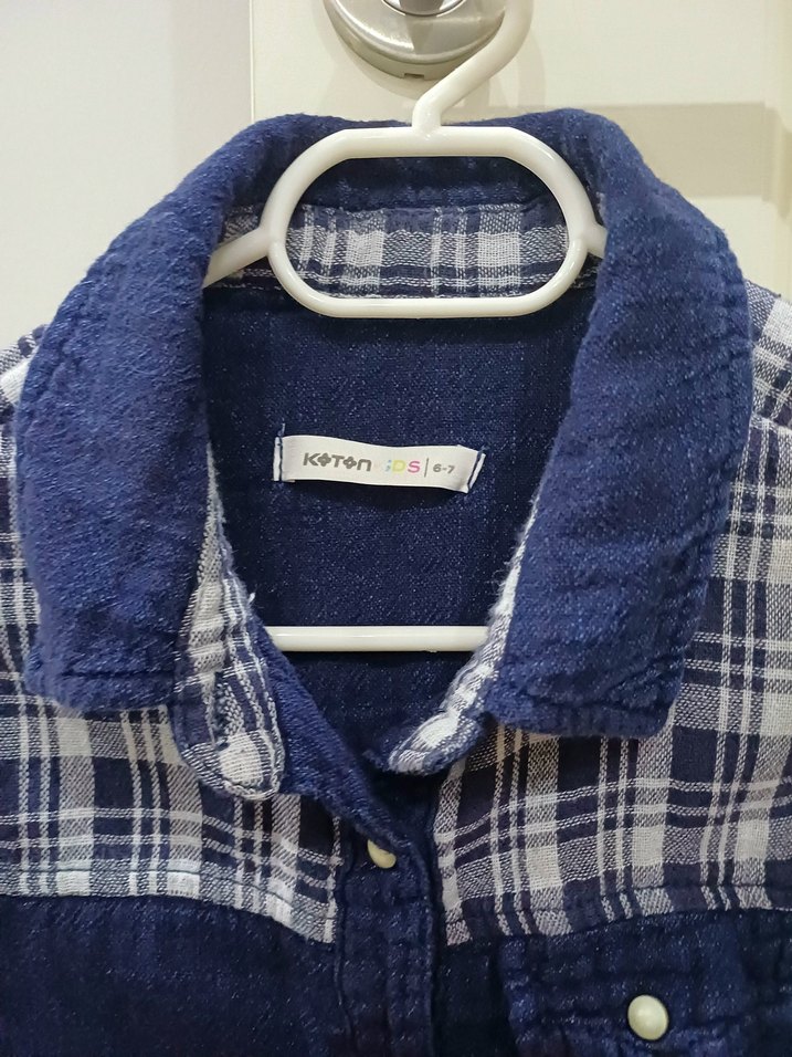 Koton Erkek çocuk ekoseli gömlek - Görsel 3