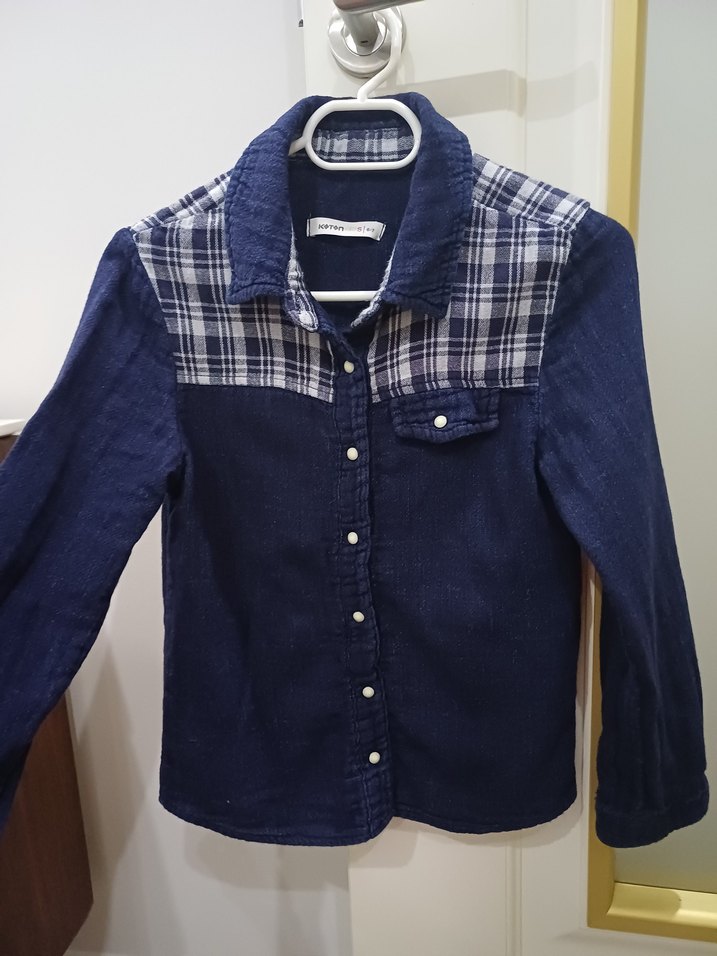 Koton Erkek çocuk ekoseli gömlek - Görsel 2