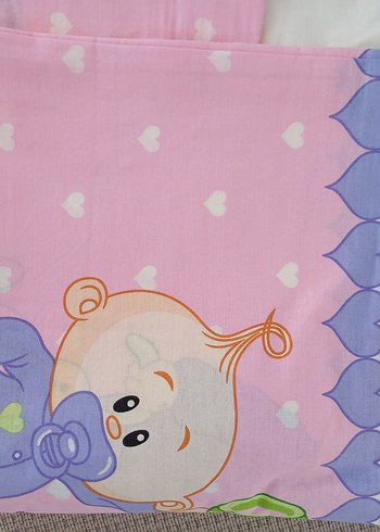 Bebek Desenli Pamuklu Çocuk Nevresim Takımı - Görsel 2