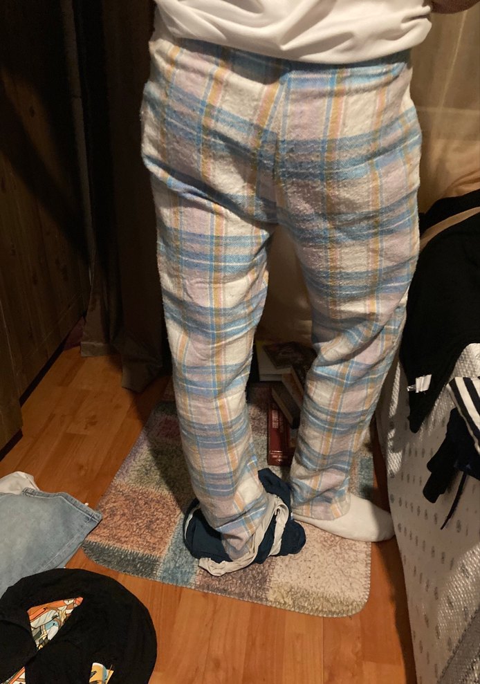 Erkek Pastel Renkli Rahat Kemerli Pijama Altı - Görsel 2