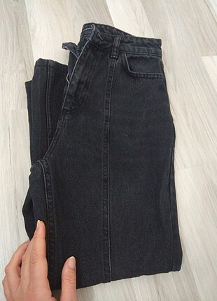 Siyah Mom Jean