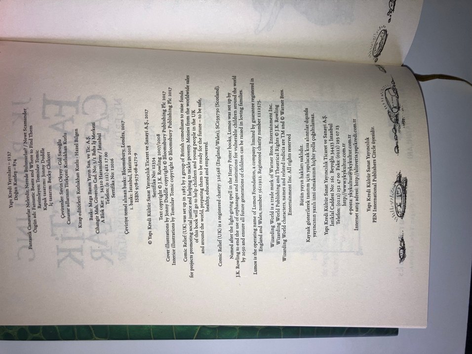 Harry Potter Fantastik Canavarlar 1.Baskı - Newt Scamander - Görsel 2