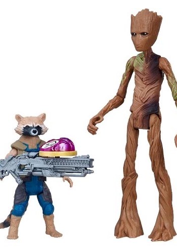 Hasbro Avengers Aksiyon Figür - Groot ve Rocket - Görsel 4