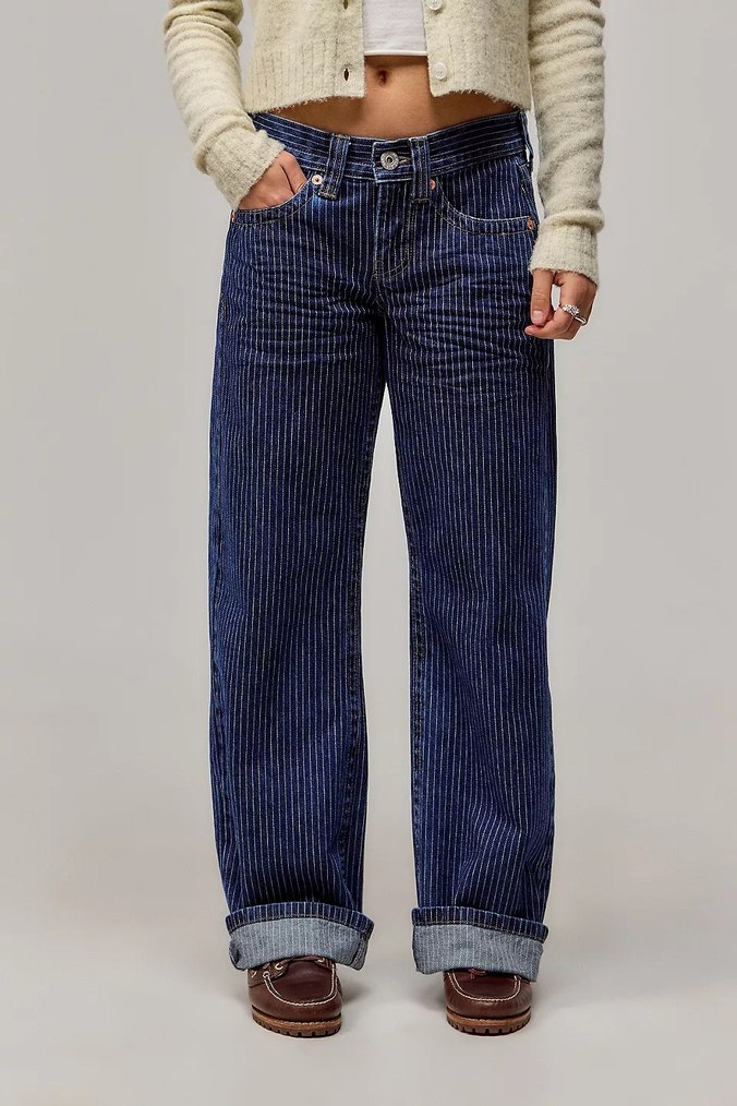 BDG Urban | Prinstripe Jean Pantolon — görsel 5/6