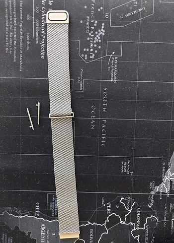 22mm Gri Hasır Saat Kordonu - Görsel 2