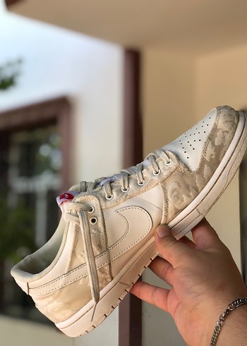 45 Beden beyaz Renk Beyaz Nike özel yapım Erkek Spor Ayakkabı