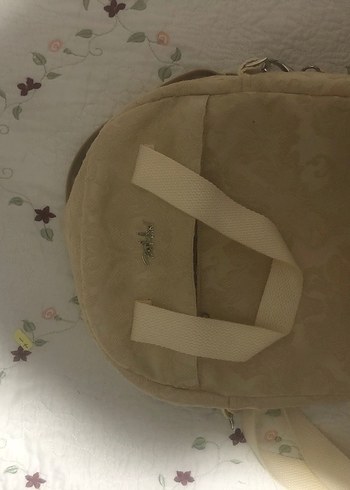 Diğer Bej Fermuarlı Bohem Kadın Çantası