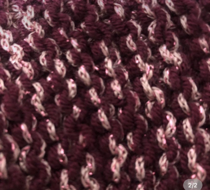 Zara Model Simli Örgü Saç Bandı - Görsel 2