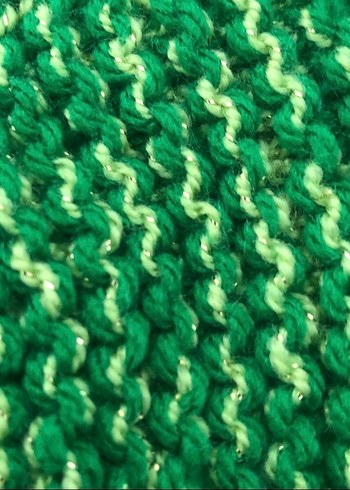 Zara Model Simli  Örgü Kadın Saç Bandı - Görsel 3