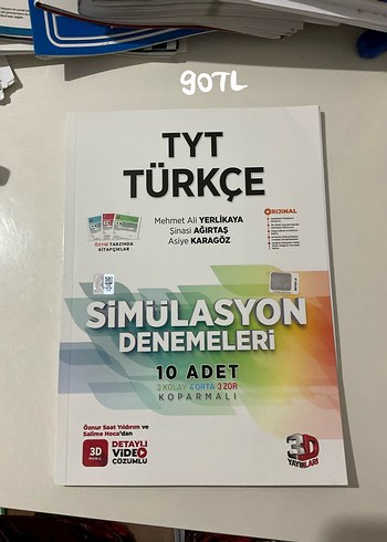 TYT Türkçe 3D deneme