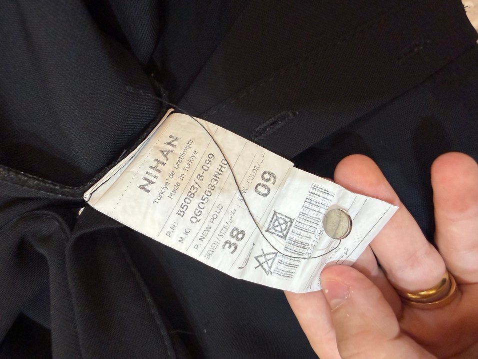 Siyah Kadın Uzun Kollu elbise Gömlek - Görsel 3