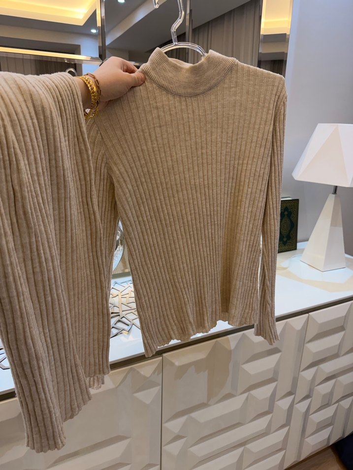 Triko Kadın Kazak etek takım - Görsel 2