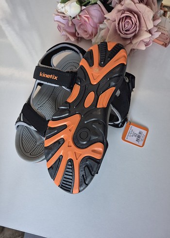 Kinetix Erkek Siyah Gri Spor Sandalet - Görsel 3