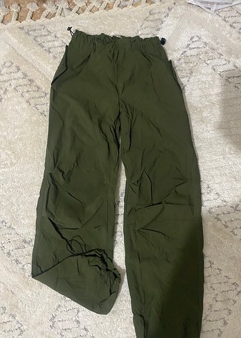 Diğer Kadın Haki paraşüt Pantolon