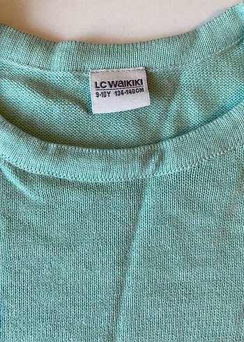 Pastel Turkuaz Çocuk Kazak - Görsel 4