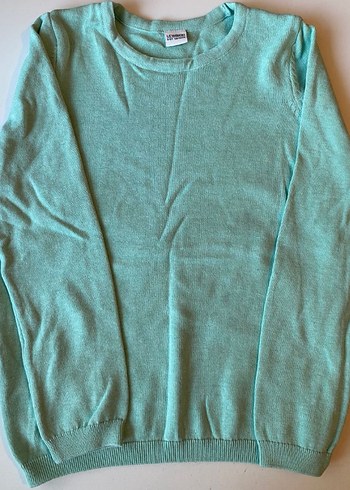 Pastel Turkuaz Çocuk Kazak - Görsel 2