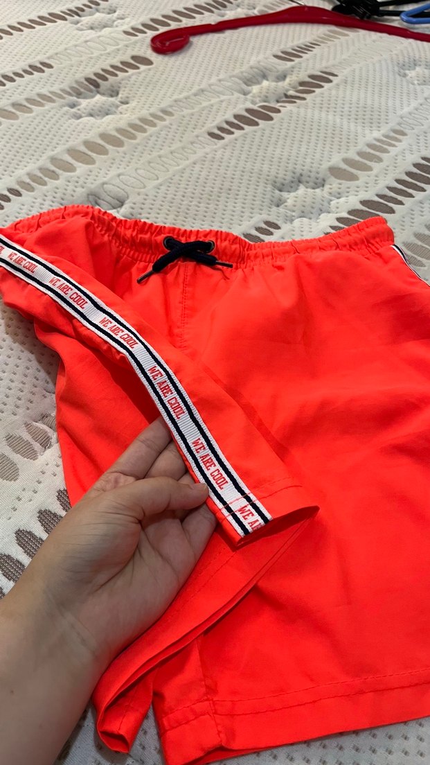 Kırmızı Erkek Mini Yüzme Şortu - Görsel 4