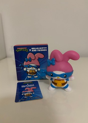Hello Kitty ve Ninja Kaplumbağalar Figürü