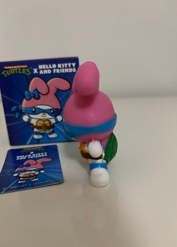 Beden Renk Hello Kitty ve Ninja Kaplumbağalar Figürü