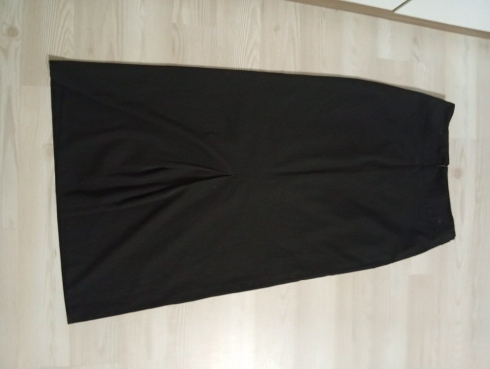 Siyah Uzun Kadın Etek - Görsel 2