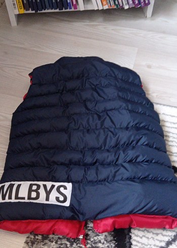 Koyu Lacivert Kapitone Erkek Çocuk Yelek - Görsel 2