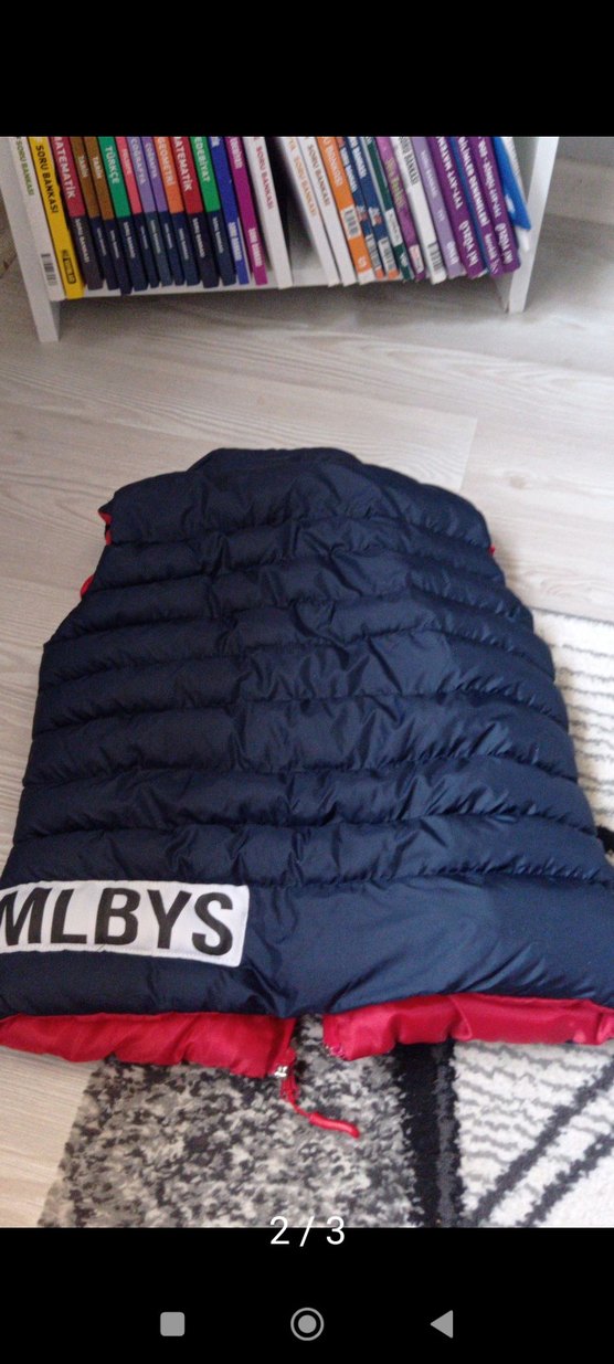 Koyu Lacivert Kapitone Erkek Çocuk Yelek - Görsel 2