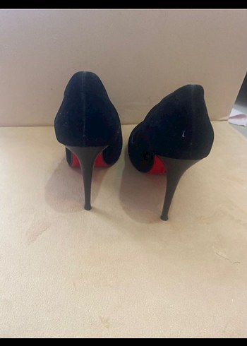 Diğer Siyah süet stiletto
