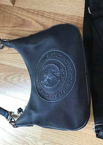 U.S Polo Assn. Siyah Deri Kadın Çanta - US Polo Assn.