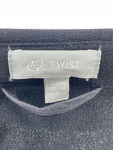 40 Beden siyah Renk Twist Yelek %70 İndirimli.