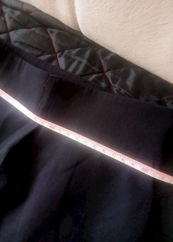 Siyah Pilili Kadın Kumaş Pantolon - Görsel 4