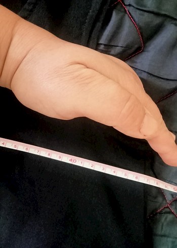 Siyah Dökümlü Mini Hamile Takım - Görsel 5